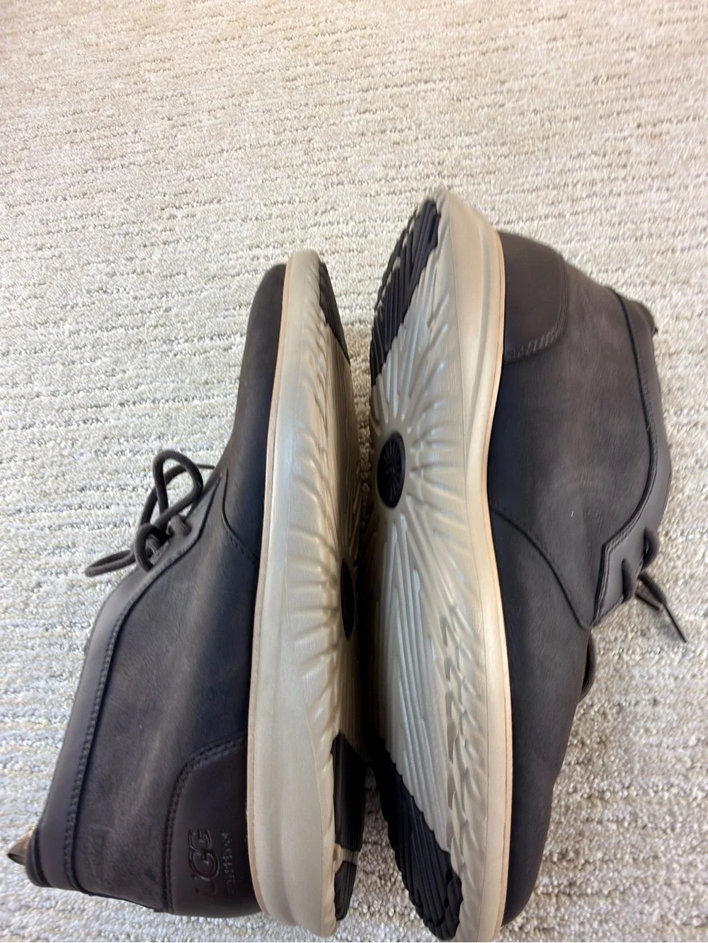 Brand New UGG Men’s Union Dark Brown Waterproof Lace Up Ankle Chukka Boots